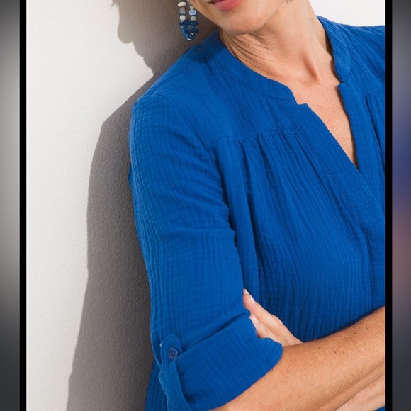 D-7 Chico's Navy Blue dress Sz 0 - Picture 3 of 7